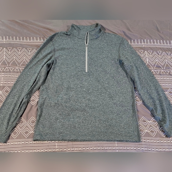 Lululemon Mens Quarter Zip Longsleeve Size Large - Picture 1 of 5